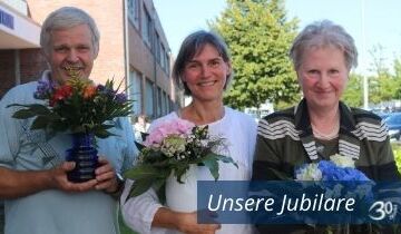 Herzlichste Glückwünsche zum Jubiläum an unsere Jubilare