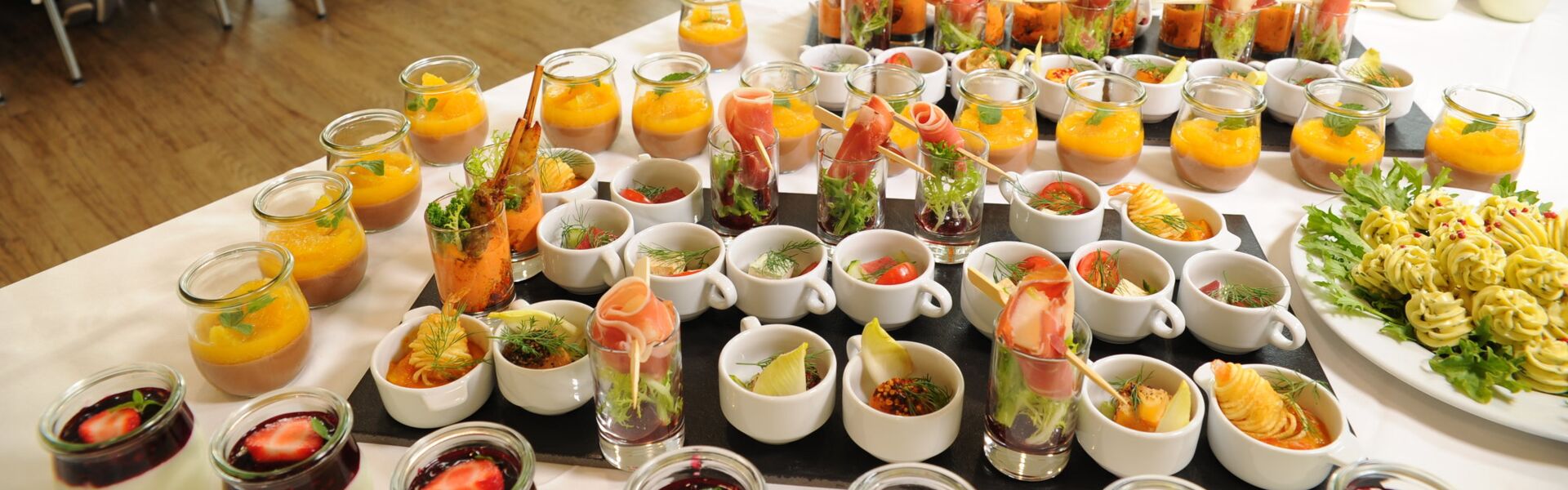 Buffet im Restaurant