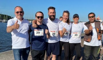 AFZ Rostock beim 13. Rostocker Firmenlauf