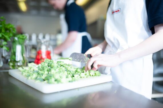 Broccoli geschnitten